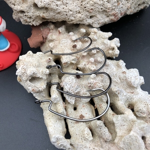 Top Right FH602 1/0-7/0 Lưỡi Câu Giun Mềm Sắc Nét Rộng Lưỡi Câu Bù Đắp Cho Mồi Câu Cá Mềm Lưỡi Câu Có Gai - Product Image 5