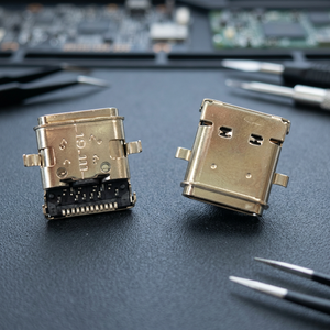 High Quality Ariba Technology <b>USB</b> 3.1 Type <b>C</b> Female Connector Right Angle Steel Shell DIP Waterproof SMT Copper Alloy Tin - Product Image 3
