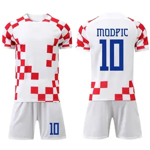 Professionele Topklasse Voetbalshirt Kroatische Nationale Team Sportkleding Mannen