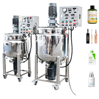 Usine de fabrication de savon liquide DZJX 500L/heure, mélangeur à palettes 200-5000L avec moteur pour la production de crème/shampooing