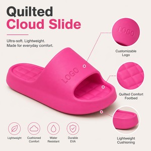 Sandalias EVA Cloud Slides con Soporte de Arco, Logotipo Personalizado OEM, Ligeras, de Secado Rápido, Antideslizantes, Unisex, para Playa, Verano, Venta al por Mayor de Fábrica - Product Image 4