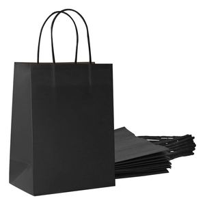 Sacs en papier kraft épais pour cadeaux, fêtes d'anniversaire, événements, vente au détail, artisanat, plats à emporter, emballage pour magasins et entreprises - Product Image 1