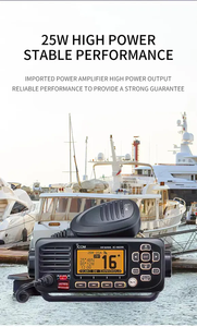 适用于 M220 DMR 数字海上对讲机 防水 IPX7 25W 长距离（0-25公里）FM 车载船用无线电 优先扫描 - Product Image 5