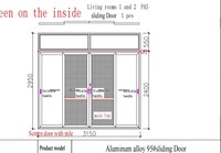Componente de Decoración de Fachadas, Ventana de Marco Ultra Delgado de Aluminio que Satisface Diversas Necesidades Estéticas de Proyectos