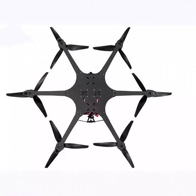 10 Inch Propeller FPV Drone Racing & 4K Aerial Photography Hexacopter With Remote Control 10km Range Carbon Fiber Construction