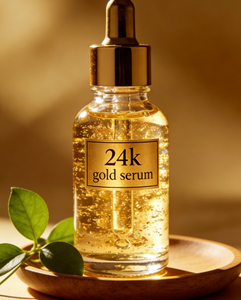 Sérum personnalisé en or 24 carats Rides Ridules Anti-âge et éclaircissant Sérum pour le visage en or 24 carats à la vitamine <span class=keywords><strong>C</strong></span> pour blanchissement de la peau - Product Image 5
