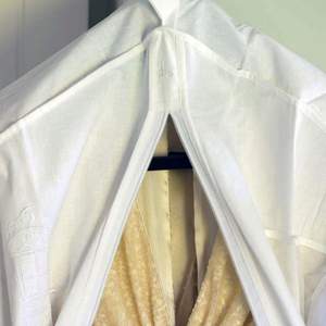 Ruthbag Sac de rangement de vêtement <span class=keywords><strong>en</strong></span> coton lavable blanc à la mode avec poche <span class=keywords><strong>en</strong></span> organdie protège les robes de soirée jupes vestes - Product Image 5