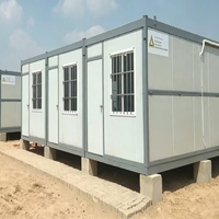 Maison préfabriquée mobile pliable en acier avec salle de bain