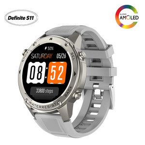 นาฬิกา Definite M11-DM56 กันน้ำ 5ATM สำหรับดำน้ำ หน้าจอ AMOLED 1.43 นิ้ว ATS3085L รองรับโหมดกีฬามากกว่า 170 โหมด GPS ความถี่คู่ L1+L5 รองรับโลโก้แบบกำหนดเอง - Product Image 2