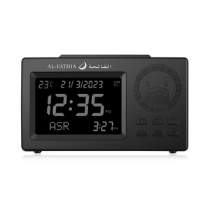 AL-FAJIA/AL-FATIHA Athan Moslimklok Met Hijrikalender Azan Gebedstijd Fajr Alarm Moskee Bureau Muur Uurwerken Ramadan Cadeau  1511