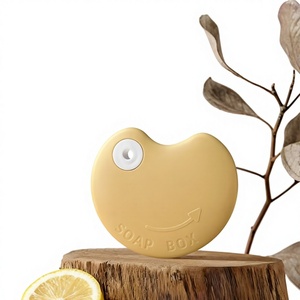 Tablettes de savon jetables pour le voyage, à base de plastique, à motif floral, pour le nettoyage des mains en extérieur - Product Image 1