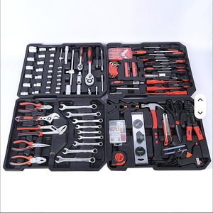 187PCS Wholesale Home <b>DIY</b> & Garage Mechanical <b>Tool</b> Kit Set Socket Wrenches Sets in Trolley Wheeled SCK-499 Stainless - Product Image 2