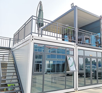 Maisons conteneurs modulaires préfabriquées de luxe, prêtes à l'emploi, détachables et portables, de 10, 20 et 40 pieds, pour logement et chambre.