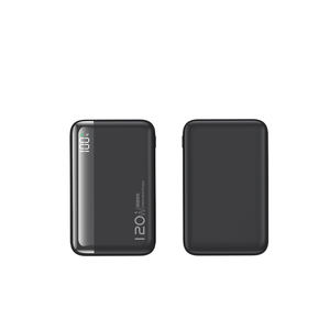 Mini <span class=keywords><strong>batterie</strong></span> <span class=keywords><strong>externe</strong></span> portable ultra-mince à deux ports, charge rapide PD 20W, écran LED, 10000 mAh, câbles inclus, logo <span class=keywords><strong>personnalisable</strong></span> - Product Image 3