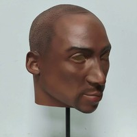 Masque réaliste de visage de célébrité en latex souple, masque de tête humaine pour fête, masque de mascarade en caoutchouc, masque amusant pour homme, masque intégral
