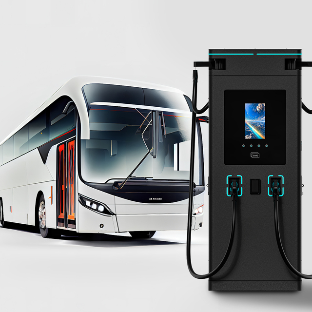 New Floor-mounted DC EV Charging Stations 240KW-480KW Commercial Car Charging Pile with IP55 Rating and 2-Year Warranty