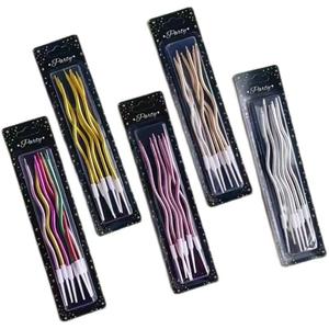 Mejor precio al por mayor Venta caliente espiral cumpleaños velas pastel vela proveedor - Product Image 1