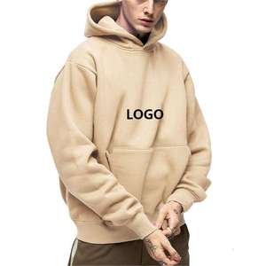 Sweat à capuche surdimensionné personnalisé, écologique, hiver, poids lourd, 350-500 GSM, coton French Terry pour hommes - Product Image 1