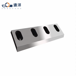 Nhựa tái chế máy móc granulator lưỡi cao su Chai PET Máy Nghiền dao Shredder máy - Product Image 4