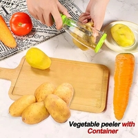 Fruit- en groenteschiller met opbergdoos