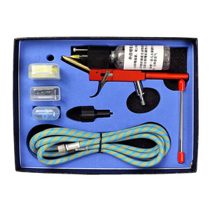 Aérographe pour maquillage à alimentation par gravité 7,0 cc, double action, vitesse réglable, portable avec tuyau et accessoires - Product Image 1