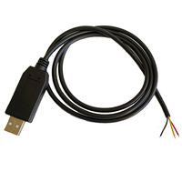 Cable USB a Serial UART TTL-232R-RPI de 3.3V con Nivel Lógico TTL