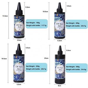 UV Resin Hard <b>Crystal</b> Clear High Gloss for DIY Jewelry Making Keychain <b>Coating</b> Fast Cure UV Glue for Crafts Art Decoration - Product Image 6