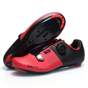 Santic Cycling Lock chaussures hommes Sports de plein air vélo de montagne dames équitation décontractée Lock chaussures réglables