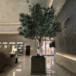 <strong>Real</strong> Touch <strong>Olive</strong> <strong>Trees</strong> Artificial Indoor Decorative Large Bonsai <strong>Tree</strong> For For Hotel Restaurant Shopping Mall Decoration - Product Image 1