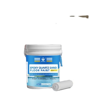 Innovative Epoxy Colored Sand Floor Paint Marble Pattern Self-Leveling Water <b>Alkali</b> Resistant for Bathroom Kitchen Outdoor Use - Product Image 1