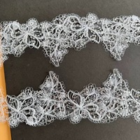 Dentelle française en polyester de luxe RYL en gros, brodée de sequins, perles et paillettes, pour robe de mariée