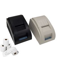 Printer Kasir Mini Portabel POS-5890D Bluetooth 58mm Thermal untuk Windows, Toko Retail, Restoran, Bisnis