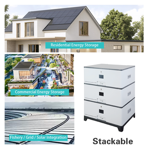 Industrial-Grade 10kWh Stackable Energy Storage <b>Battery</b> 51.2V 100Ah Lithium Iron Phosphate <b>Battery</b> for <b>Backup</b> System - Product Image 4