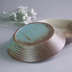 Cerâmica forma especial cerâmica espaguete placa fábrica preço atacado salada prato porcelana prato jantar sopa prato