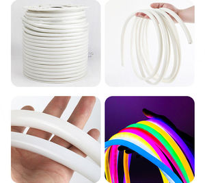 Rubans LED néon flexibles en PVC silicone étanches IP65 personnalisés, à changement de couleur RGB - Product Image 4