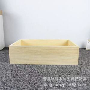 กล่องเก็บของตั้งโต๊ะไม้ทรงสี่เหลี่ยมสูง 5 ซม. สำหรับใส่ขนมผลไม้อบแห้งใช้ตกแต่งบ้าน - Product Image 3