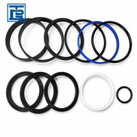 TONGDA Dichtungssatz für Hydraulikzylinder Bagger BMC39 Dichtungssatz NBR PTFE POM O-Ring Dichtung Wischring Trägerring