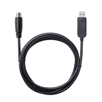 Prolific PL2303GT USB RS232 a 8 pines Mini Din moldeado VISCA Serial Control Cable para conectar la cámara de la serie EVI/BRC/SRG a PC