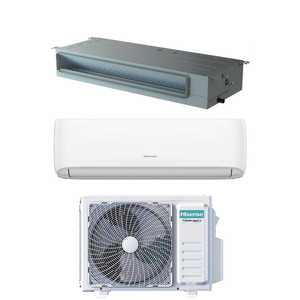 Climatizador Acondicionado Hisense Dual Split Inverter Hi-Comfort 12000 Btu + Canalizador Canalizzabile 18000 Btu con 3AMW72U - Product Image 1