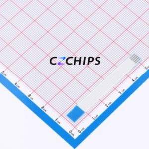 JS10B-05P-050-4-8 FFC Cable (Flexible Flat Cable) P=1mm Connector 5P 1mm 0.3mm Reverse - Product Image 2