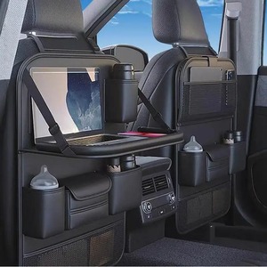 Factory Leather Car Backseat Organizers Car <strong>Seat</strong> <strong>Storage</strong> Organizer with Protector Car <strong>Seat</strong> Organizer for Back <strong>Seat</strong> - Product Image 1