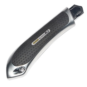 Couteau utilitaire pliable à rétraction automatique, multi-outils, coupe-papier avec changement de lame par bouton-poussoir - Product Image 1