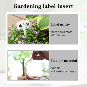 GREENSIDE Etiquettes modernes imprimées sur mesure pour plantes Etiquettes personnalisées en <span class=keywords><strong>ardoise</strong></span> écologique fabriquées à partir de fleurs en plastique Marqueurs - Product Image 4