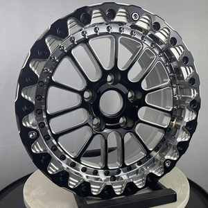 Ruedas de Competición Drag Racing con Aro Beadlock, Rueda Forjada para Belak M2 F80 F82 F90 E46 E92 M3 M4 F30 G20 G30 G80 G82 5x120 5x112 5x114.3 - Product Image 3