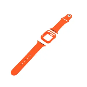 Pulseira de silicone para Apple Watch, pulseira esportiva de borracha para iWatch Series 6 5 4 3 2 1 SE, 38 mm 42 mm 44 mm 40 mm