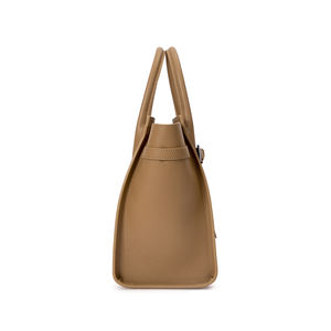 Top Quality Customized <strong>Luxury</strong> Genuine Leather Tote Bag for Women Retro Ladies Zipper Leather <strong>Handbag</strong> with Inner Pocket - Product Image 5