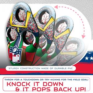 51IN <b>Inflatable</b> Football Toss <b>Game</b>, Kids Outdoor Indoor Throwing Target with 2 Balls, Portable Carnival Party Yard <b>Game</b> - Product Image 5