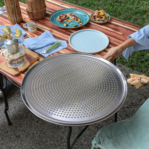 Professionale 14 pollici <span class=keywords><strong>Pizza</strong></span> Pan regolare <span class=keywords><strong>bocca</strong></span> <span class=keywords><strong>a</strong></span> vite <span class=keywords><strong>forno</strong></span> sicuro vassoio per <span class=keywords><strong>Pizza</strong></span> forato per uso alimentare disponibile per - Product Image 1