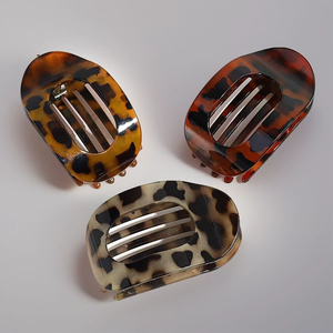 Horquillas para el pelo de mujer, de diseño único y sencillo, color café, planas, exquisitas, estilo vintage, accesorios de moda para el cabello, venta al por mayor - Product Image 1