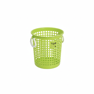 Inomata Panier de rangement rond vert pour anneaux - Product Image 1